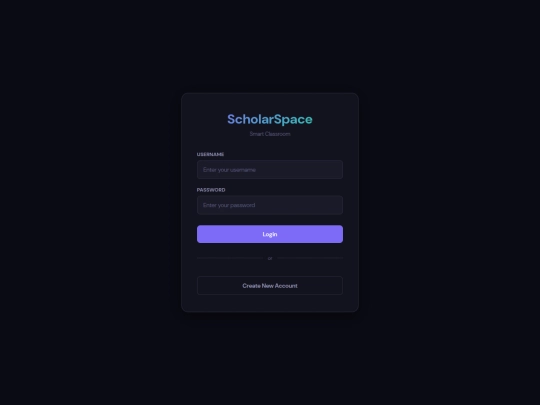 login screenshot