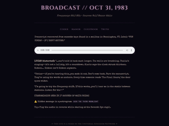 Website screenshot