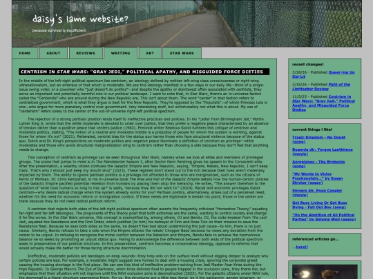 Website screenshot