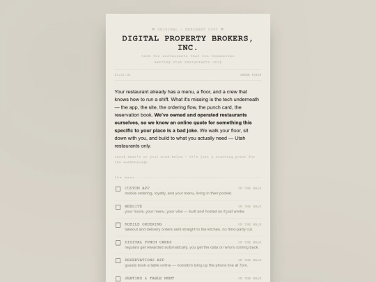 index screenshot