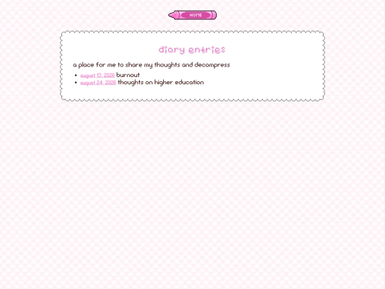 diary screenshot