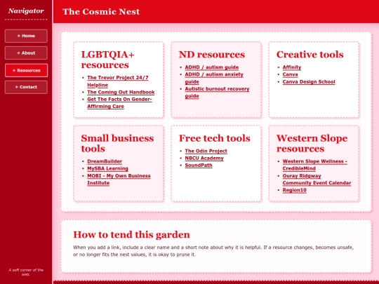 resources screenshot