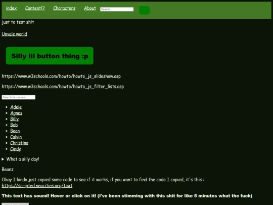 Test screenshot