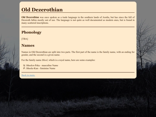 lore/old-dezerothian screenshot