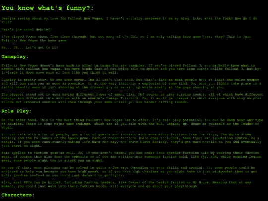 Pages/Blog/FalloutNVReview screenshot