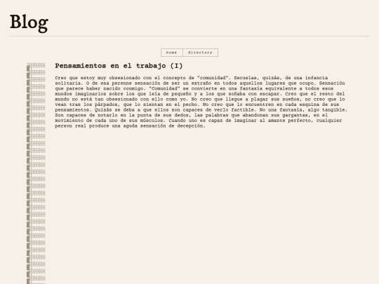 blog/workthoughts screenshot