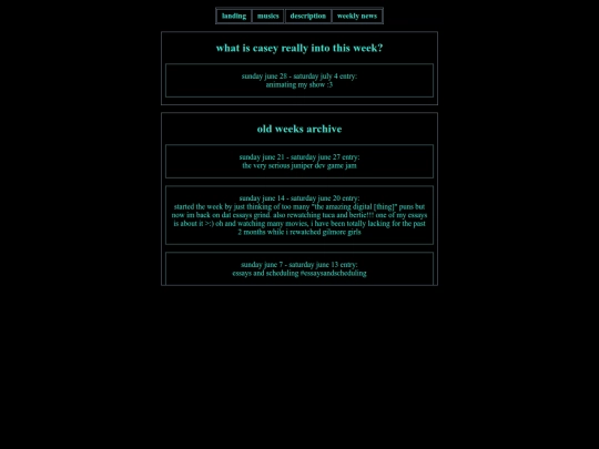 weeklyupdates screenshot