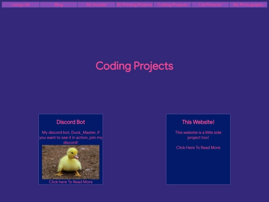 pages/codingprojects screenshot