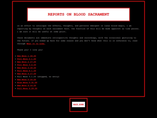 posting/reports screenshot