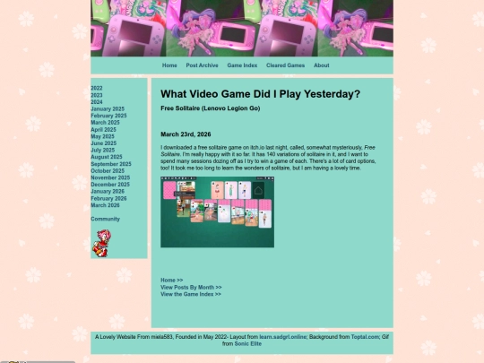 Website screenshot