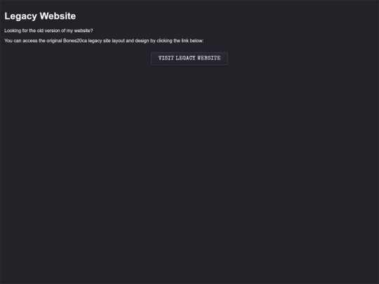 legacy screenshot