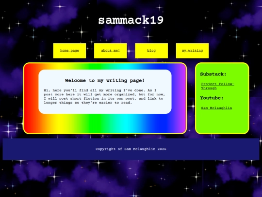 writings screenshot