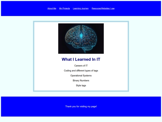 learning screenshot