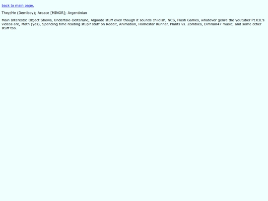 aboutme screenshot