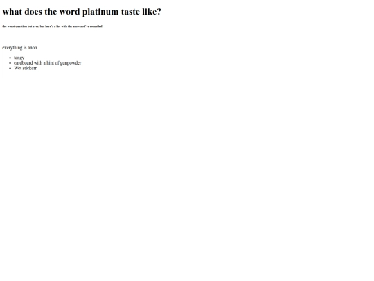 platinum screenshot