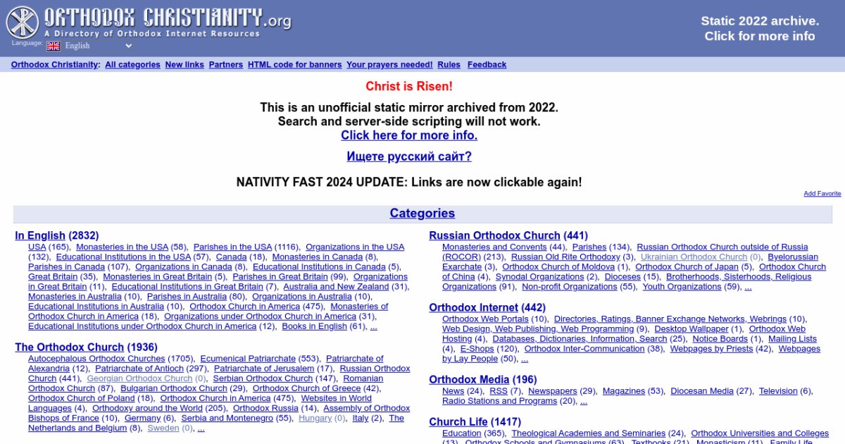 Urban and Rural Orthodox Christianity