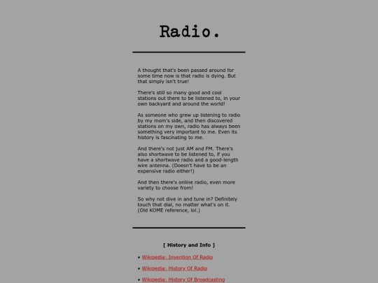 radio screenshot