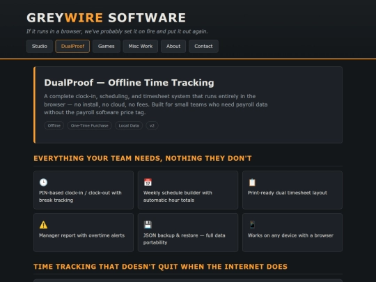 dualproof screenshot