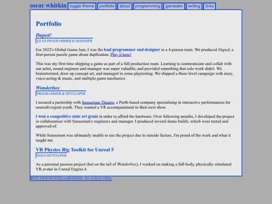 index screenshot