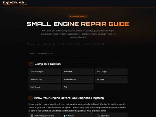 small-engine-repair-guide screenshot