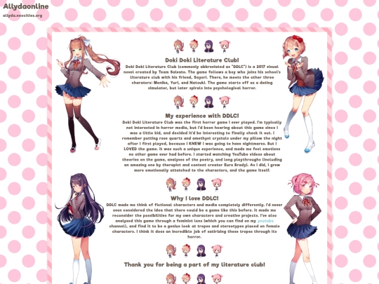 shrines/ddlc screenshot