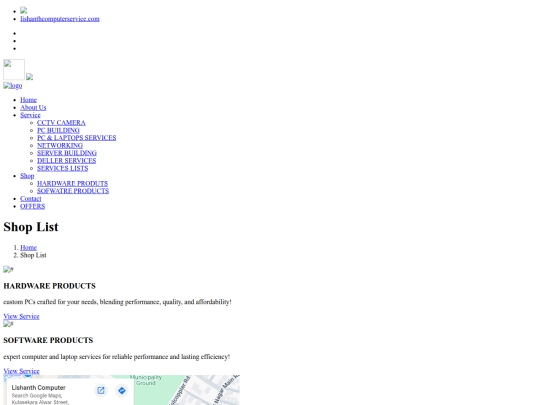 Website screenshot