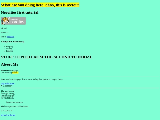 tutorial-storage screenshot
