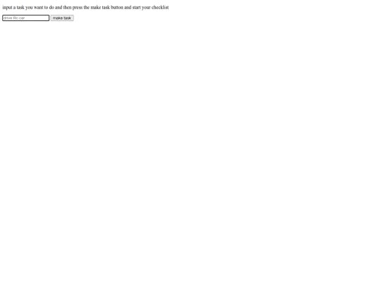 checklist screenshot