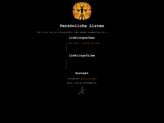 lists screenshot