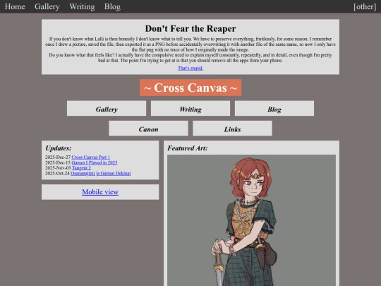 Website screenshot