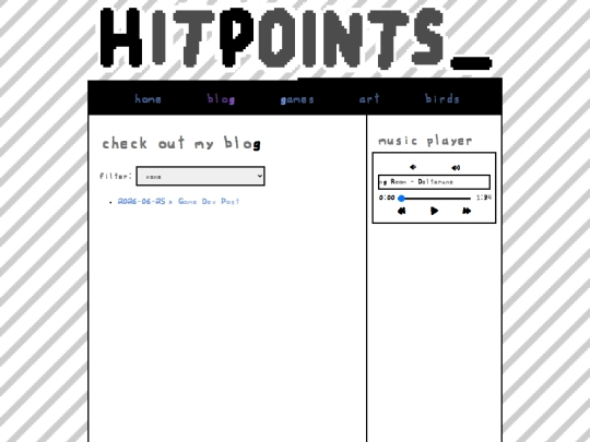 blog screenshot