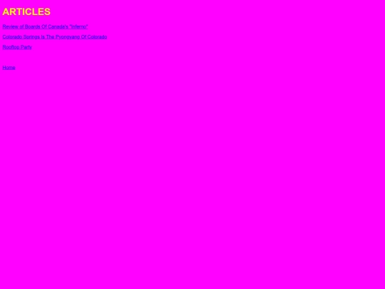 Articles screenshot
