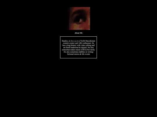 aboutme screenshot