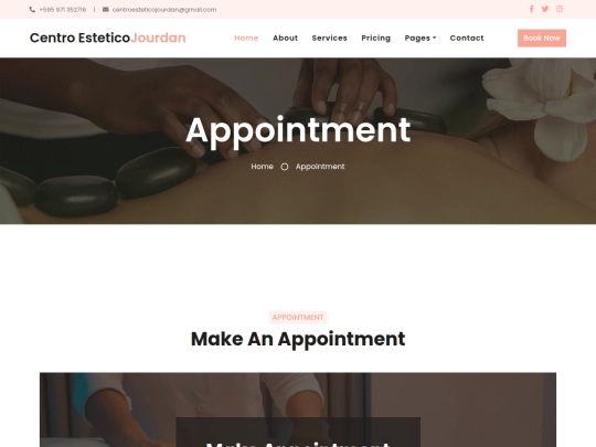Jourdan/appointment screenshot