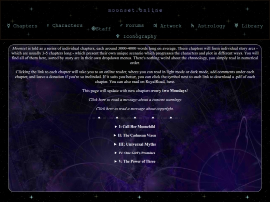Chapters screenshot
