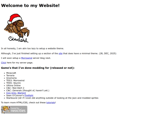 Website screenshot