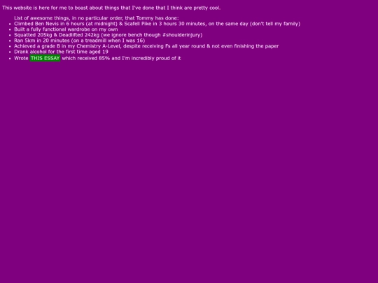 project1 screenshot