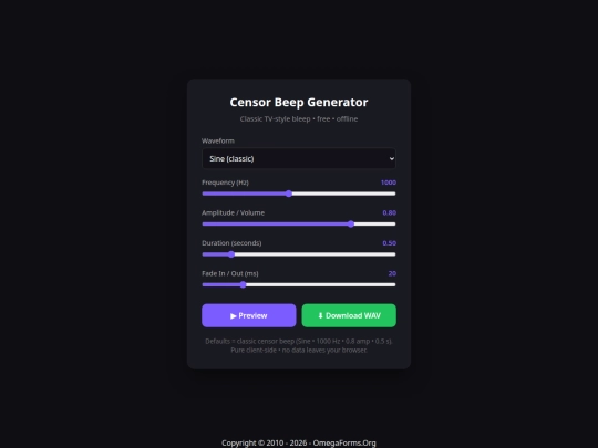 Apps/CensorBeepGenerator screenshot