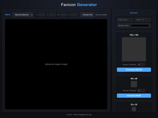 Apps/Favicon_Generator screenshot