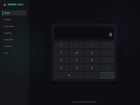 Apps/Omega_Calc screenshot