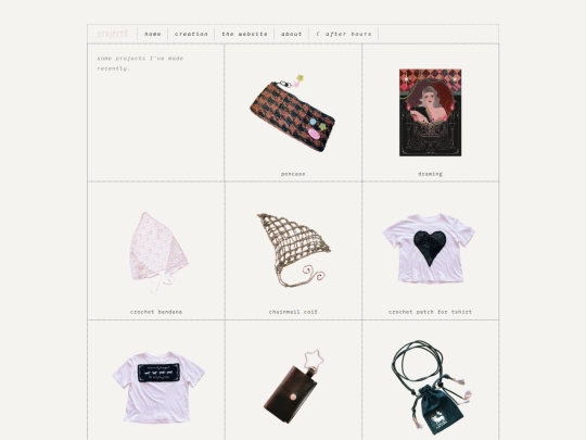 creation-projects screenshot