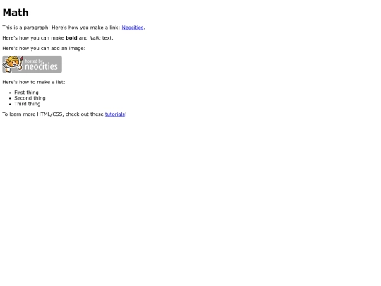 math screenshot