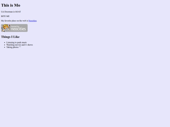 index screenshot