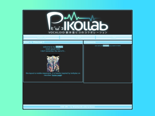 Website screenshot