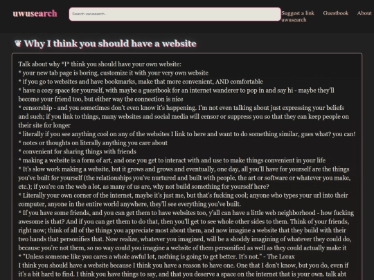 I_think_you_should_have_a_website screenshot
