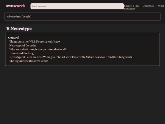 neurotype screenshot