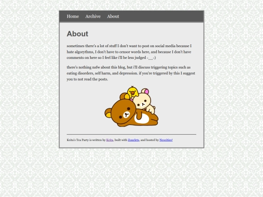 zonelets/about screenshot