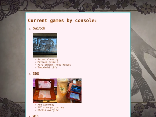 games screenshot