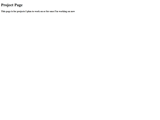 projectpage screenshot