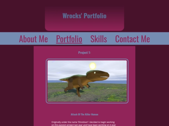 portfolio screenshot